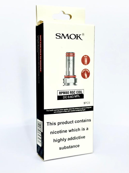 SMOK RPM80 RGC Coil Conical Mesh 0.17Ω, DC 0.6 (40W-80W) Pack Of 5 TPD Complaint