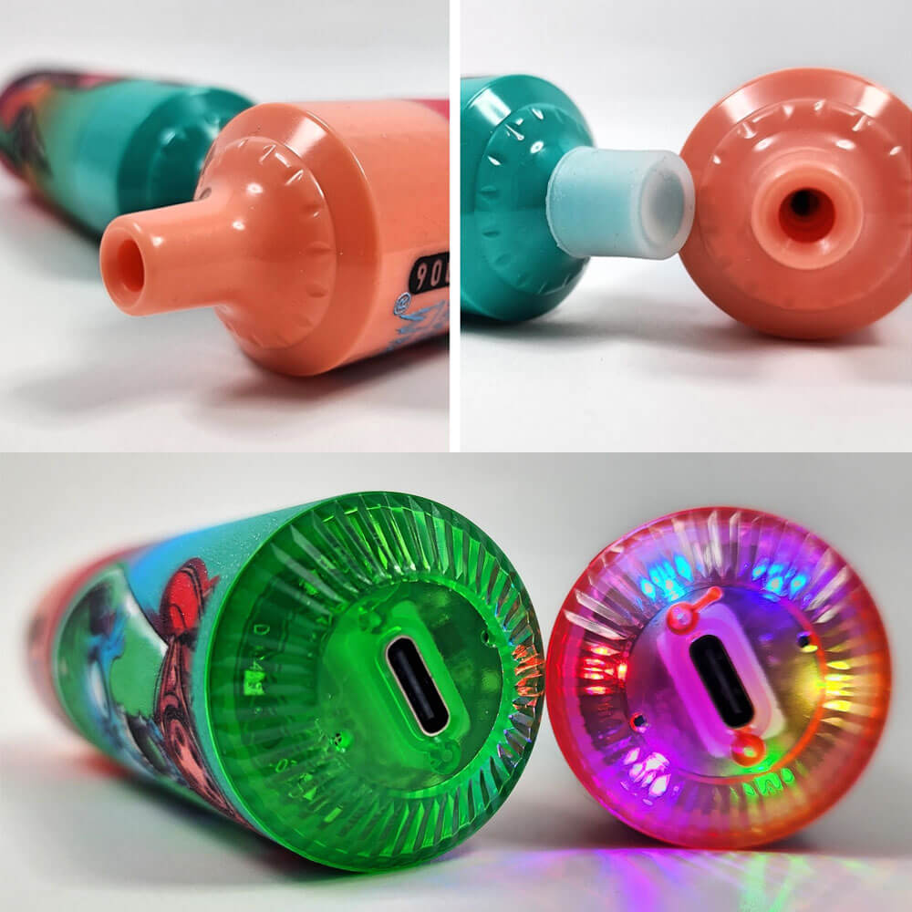 Box of 10 RandM Tornado 9000 Puffs Disposable Vape 0mg TPD Compliant