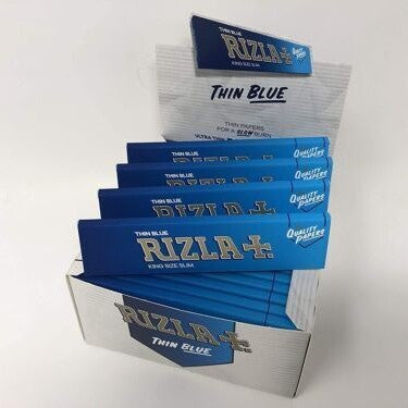 Rizla Blue King Size Slim Thin Cigarette Smoking Rolling Paper Genuine Original