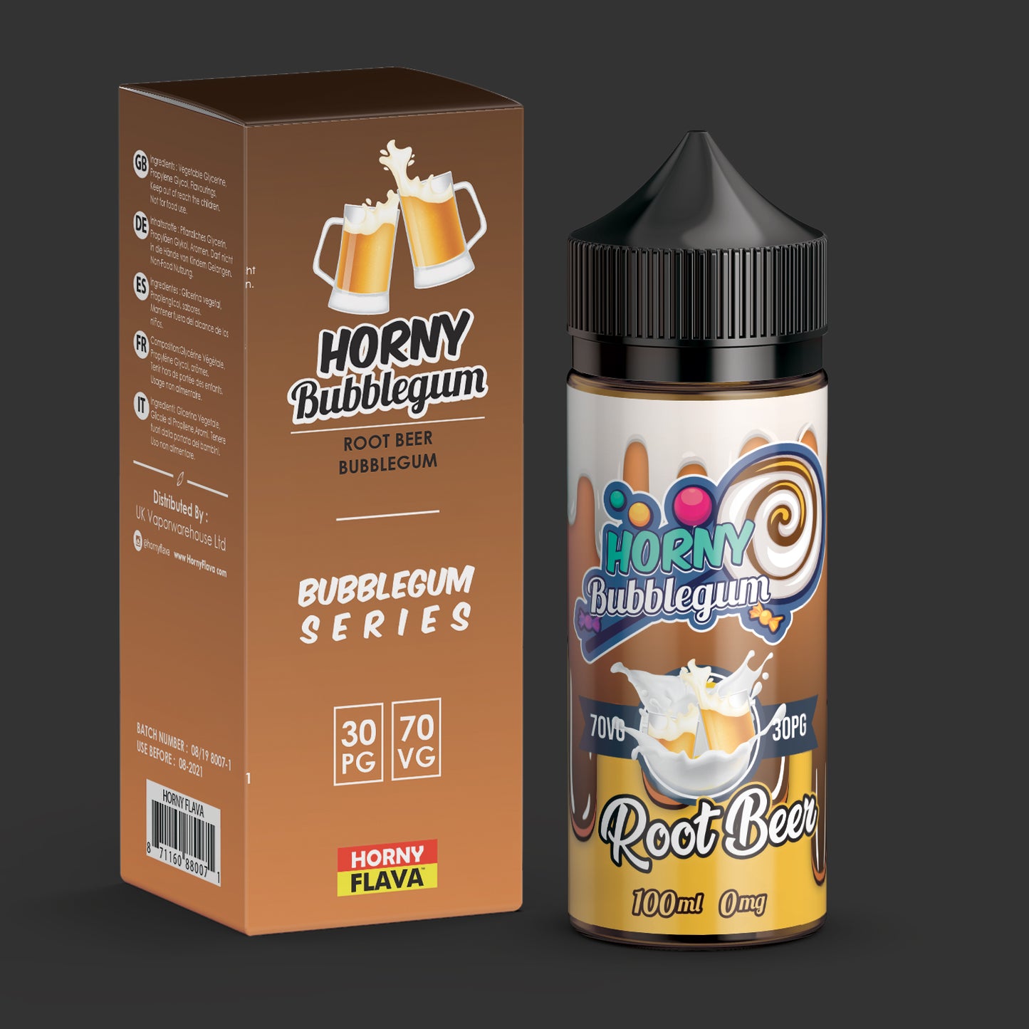 Horny Flava 100ML E- liquid Shortfill