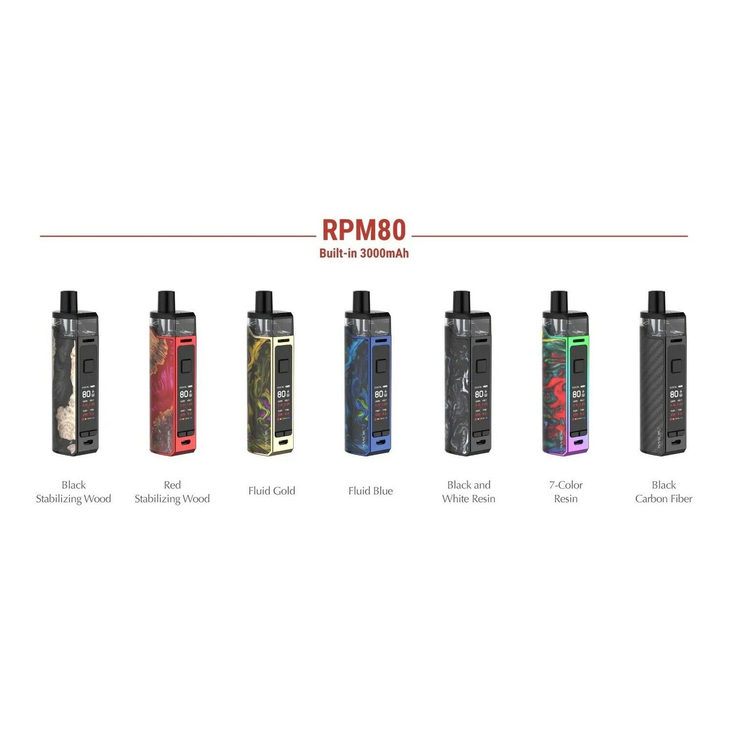 SMOK 80W RPM 80 Kit 3000 mAh Vape Kit