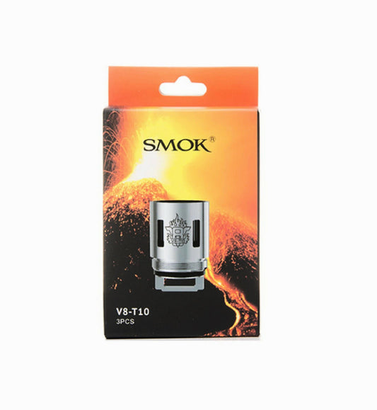 SMOK V8-T10 Decuple Coil 0.12Ω (50-300W) Pack Of 3