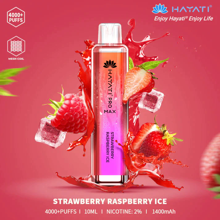 Box of Hayati Pro Max Disposable Vape 4000 Puffs 2% Nicotine