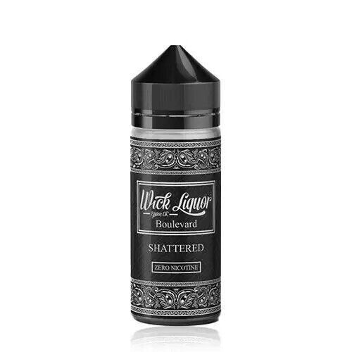 Wick Liquor E-Liquid Vape Juice Boulevard Shattered 0mg 100ml UK Best Seller