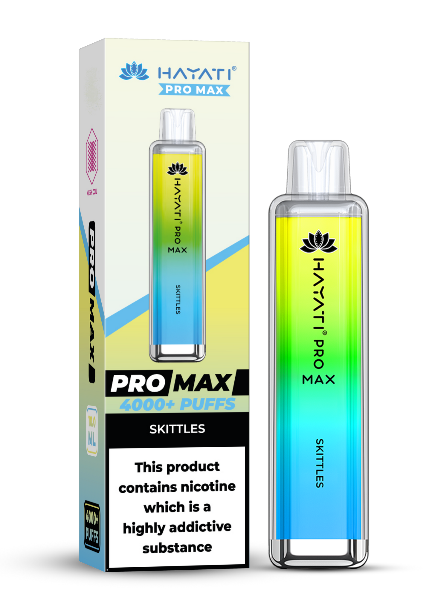 Hayati Crystal Pro Max 4000 0% No Nicotine Disposable Vape