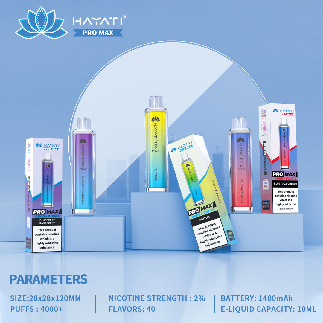 Hayati Pro Max Disposable Vape 4000 Puffs 2% Nicotine