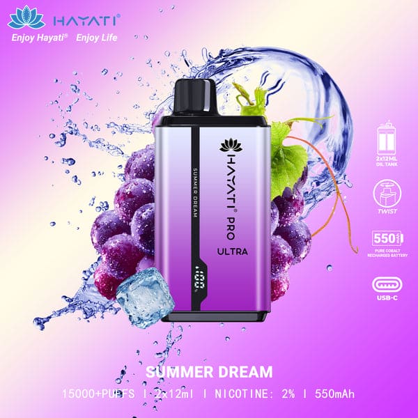 Box of 10 Hayati Pro Ultra 15000 Puffs Disposable Vape vapestation Box of 10 Hayati Pro Ultra 15000 Puffs Disposable Vape vapestation