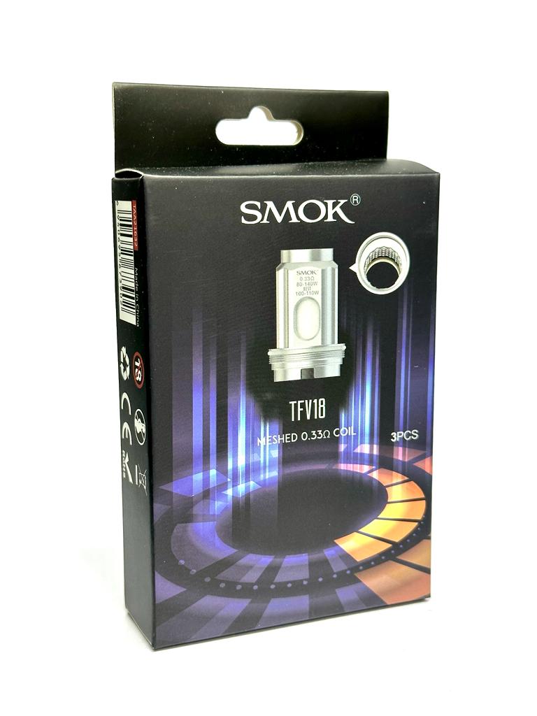 SMOK TFV18 Meshed 0.33Ω Coil (80-140W) Pack of 3