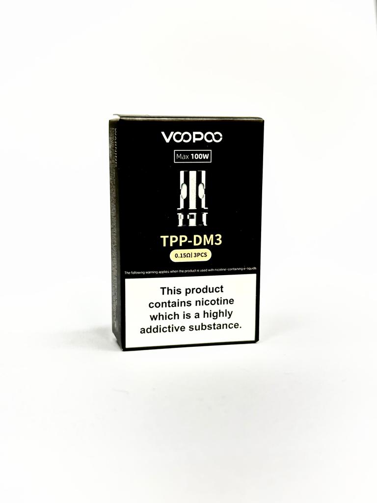 VooPoo TPP-DM1 0.15Ω, DM2 0.2Ω, DM3 0.15, DM4 0.3 Pack of 3 TPD Compliant