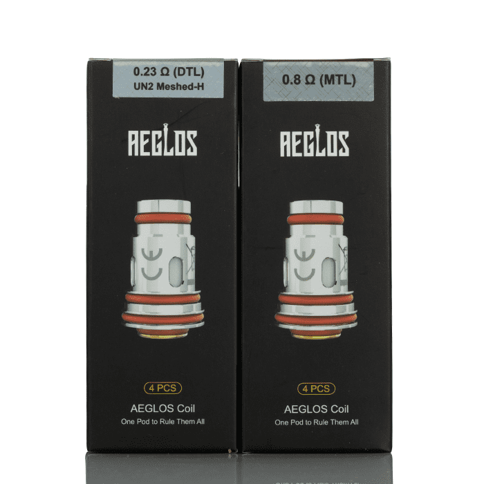Uwell Aeglos Coils 0.8Ω (MTL) & 0.23Ω Mesh (DTL) Pack Of 4