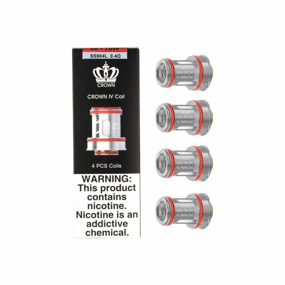 Uwell Crown 4 Coil 0.4Ω (60-70W) Pack Of 4