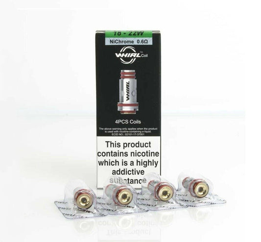 Uwell Whirl 0.6Ω NiChrome Coil (18-22W) Pack Of 4