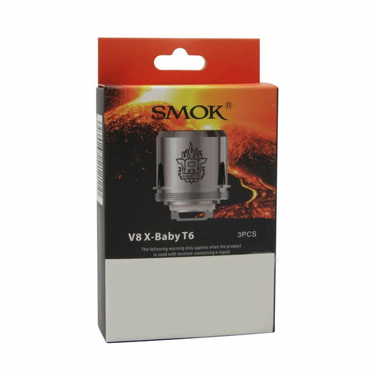 SMOK V8 X-Baby T6 Sextuple Coil 0.2Ω (40-110W) Pack Of 3