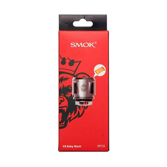 SMOK V8 Baby Mesh 0.15Ω (40-80W) Pack Of 5 - Mesh Magic for Enhanced Vaping