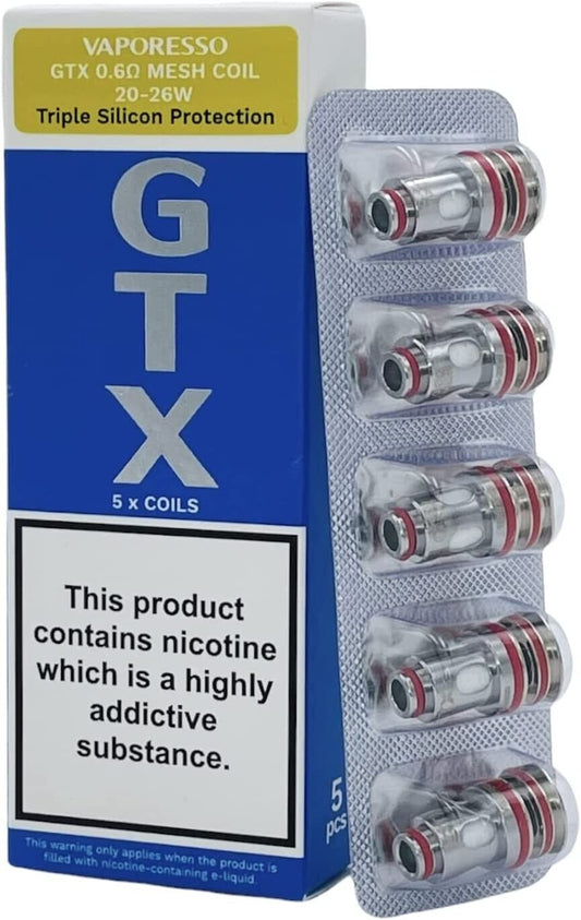 Vaporesso GTX Mesh Coil 0.6Ω (20-26W) Pack Of 5