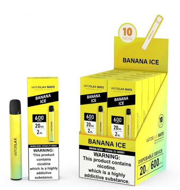 Vaporlax Mate Bar 600puff Disposable Vape Buy 3 Get 1 Free