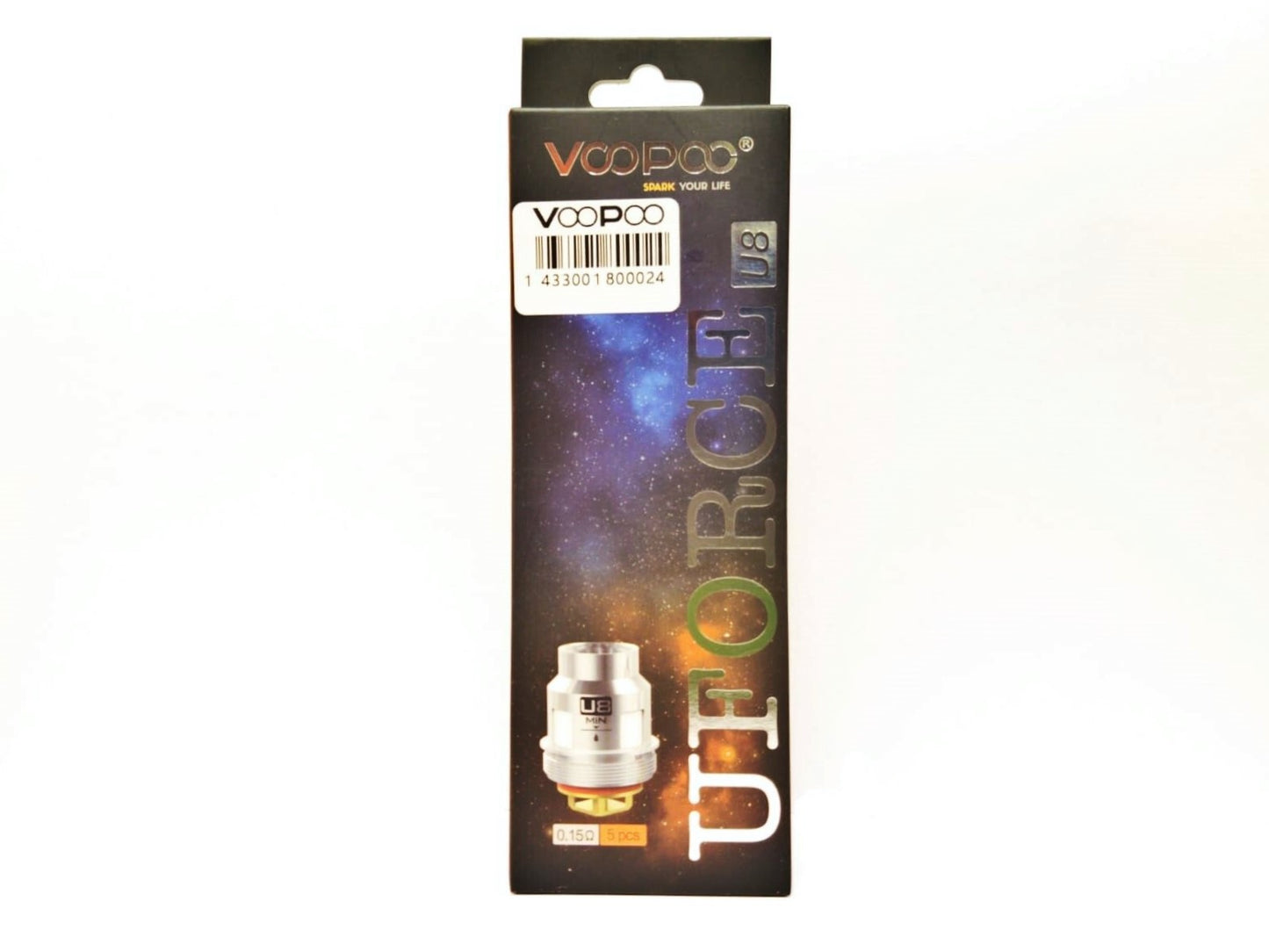 VooPoo Uforce U8 Coil 0.15Ω (70-130W) Pack Of 5