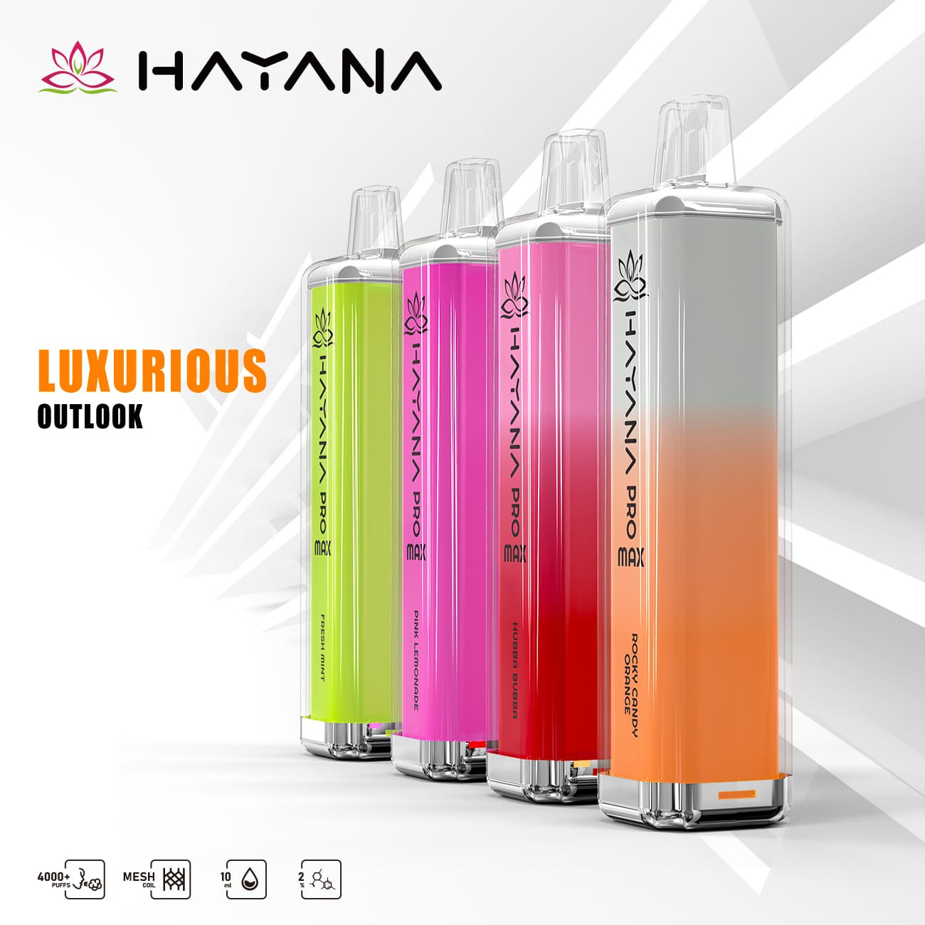 HAYANA PRO MAX 4000 PUFFS PREMIUM VAPE BAR