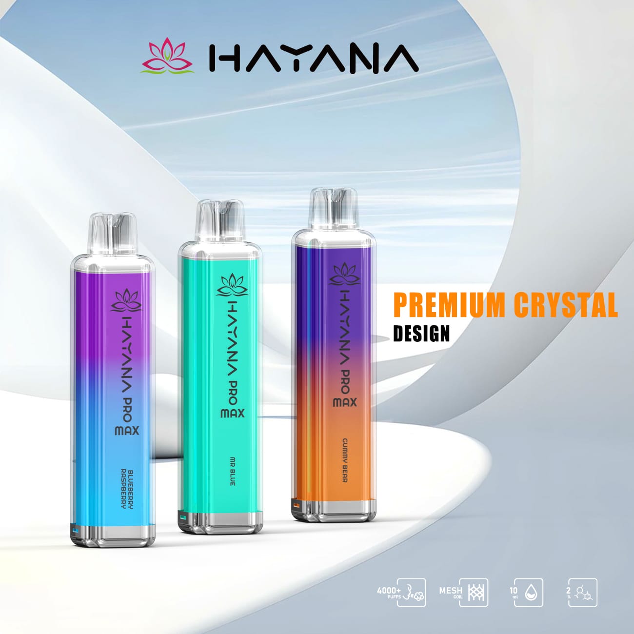 HAYANA PRO MAX 4000 PUFFS PREMIUM VAPE BAR