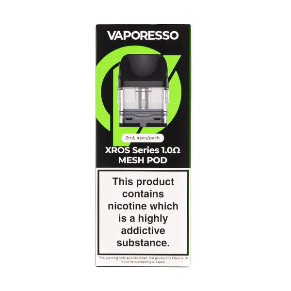 Vaporesso Xros Series Mesh Pods Pack Of 4 0.6ohm 0.8ohm Authentic