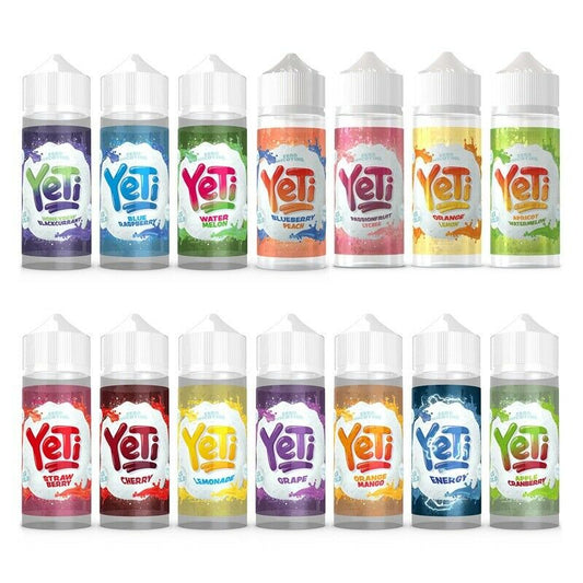 Yeti E-Liquid 100ml (No Nicotine, 70/30) - Flavorful Clouds, Nicotine-Free