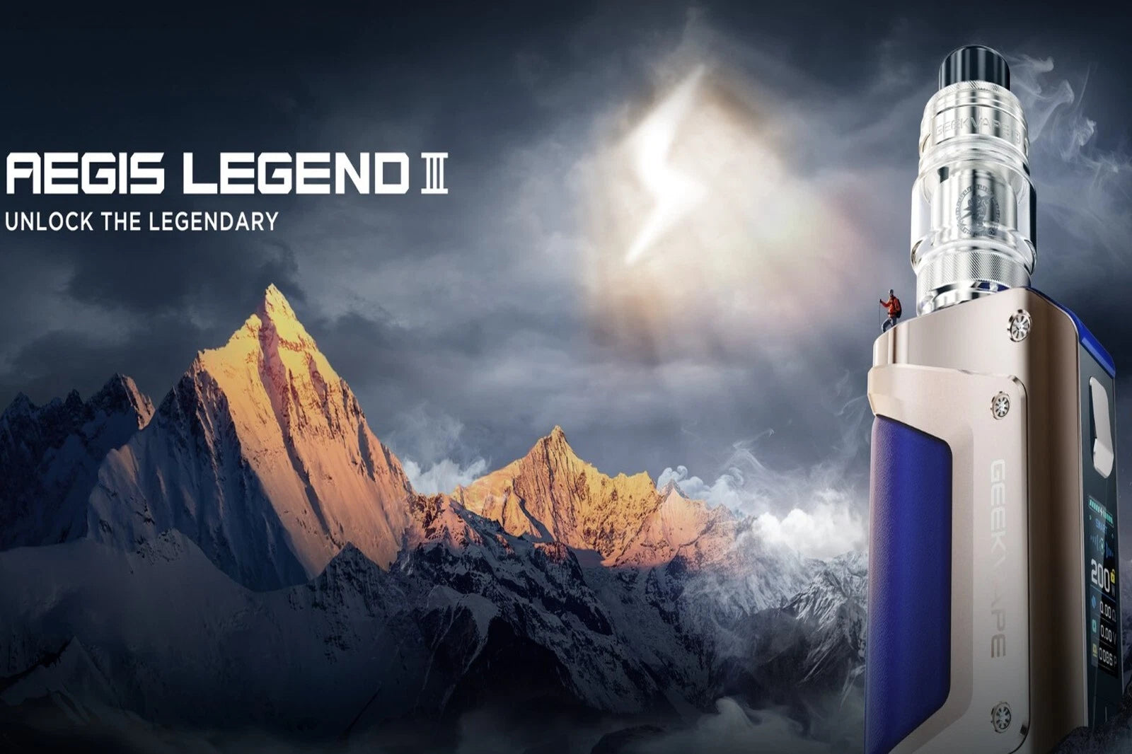 Geek Vape Aegis Legend 3 200W Vape Kit | Sub-Ohm Advanced Kit UK best sellers