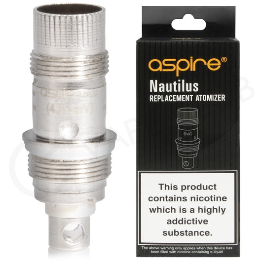 Aspire Nautilus coils 0.7Ω, 1.6Ω, 1.8.Ω Pack of 5