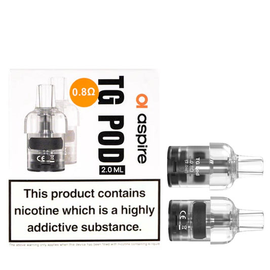 Aspire TG Pods 0.8 Ohm for Cyber G Kit Pack of 2