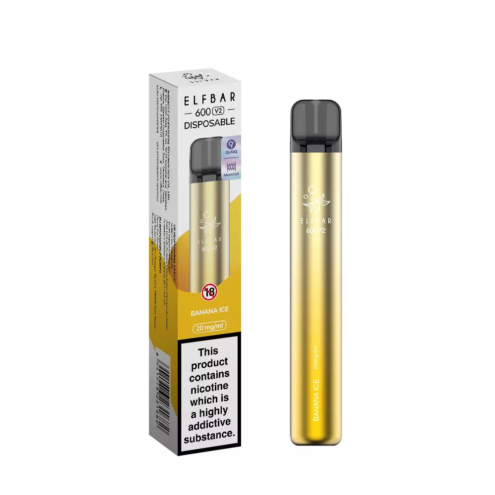 ELFBAR 600 V2 Disposable Vape 600 Puffs-Recyclable