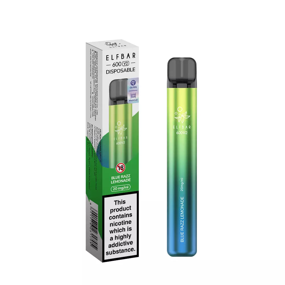 ELFBAR 600 V2 Disposable Vape 600 Puffs-Recyclable