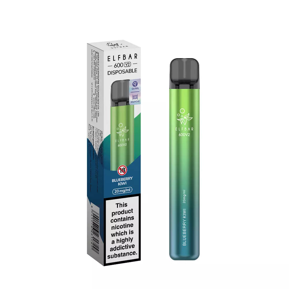 ELFBAR 600 V2 Disposable Vape 600 Puffs-Recyclable