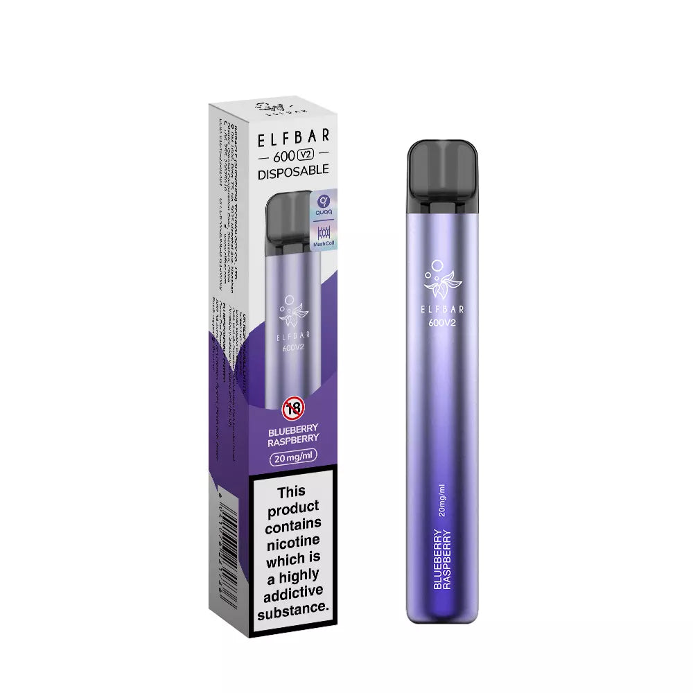 ELFBAR 600 V2 Disposable Vape 600 Puffs-Recyclable