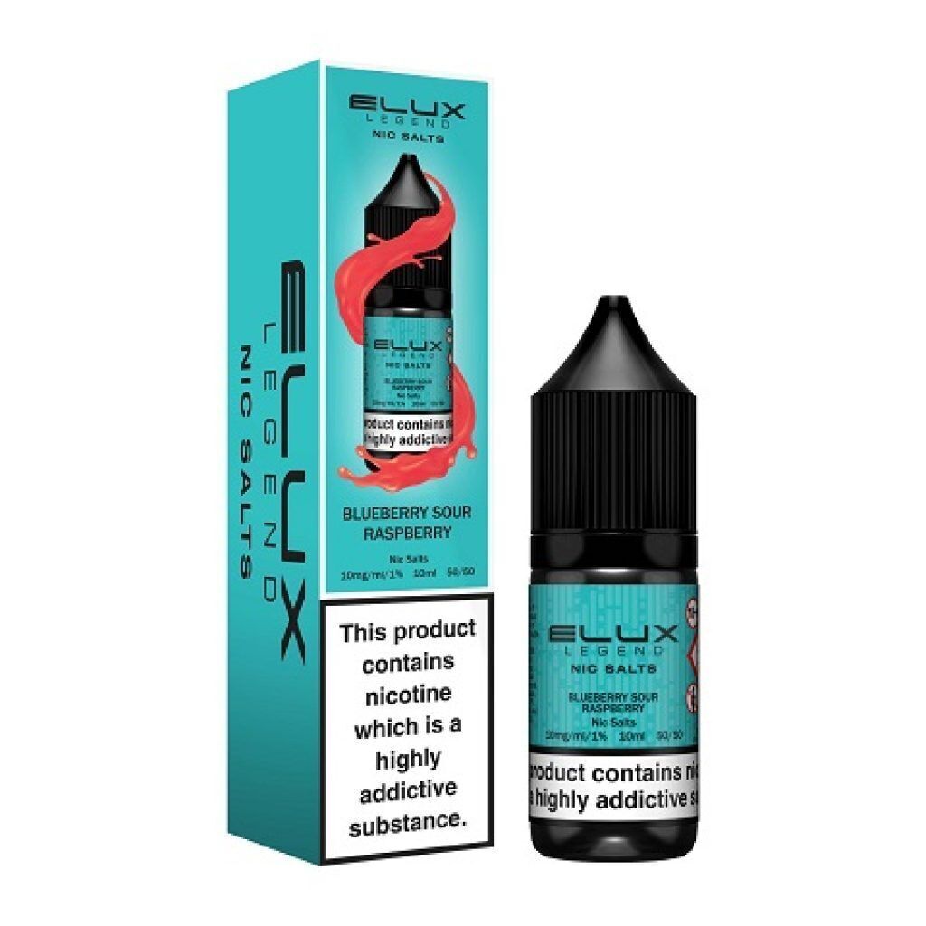 Elux Nic Salt 10ml E Liquid Vape Juice 50VG/50PG Buy 3 Get 1 FREE