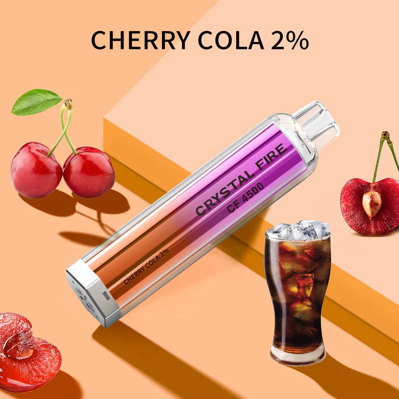 Crystal Fire Disposable Vape 4500 Puffs 0 MG TPD Complaint.  - Irresistible and Trendy