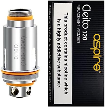 Aspire Cleito 120 0.16Ω, 120 Mesh 0.15Ω Pack of 5