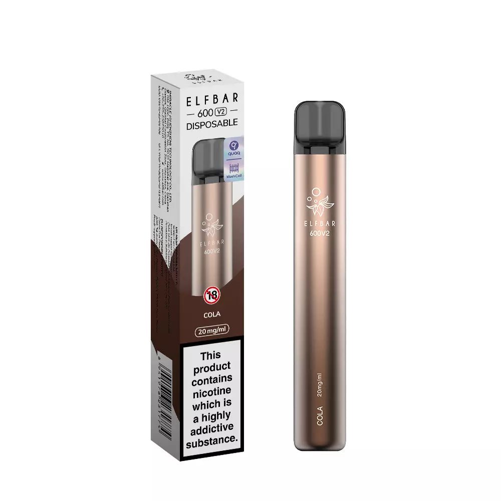 ELFBAR 600 V2 Disposable Vape 600 Puffs-Recyclable