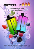 Box of 10 Crystal Fire Pro Ultra+ 18000 Puffs