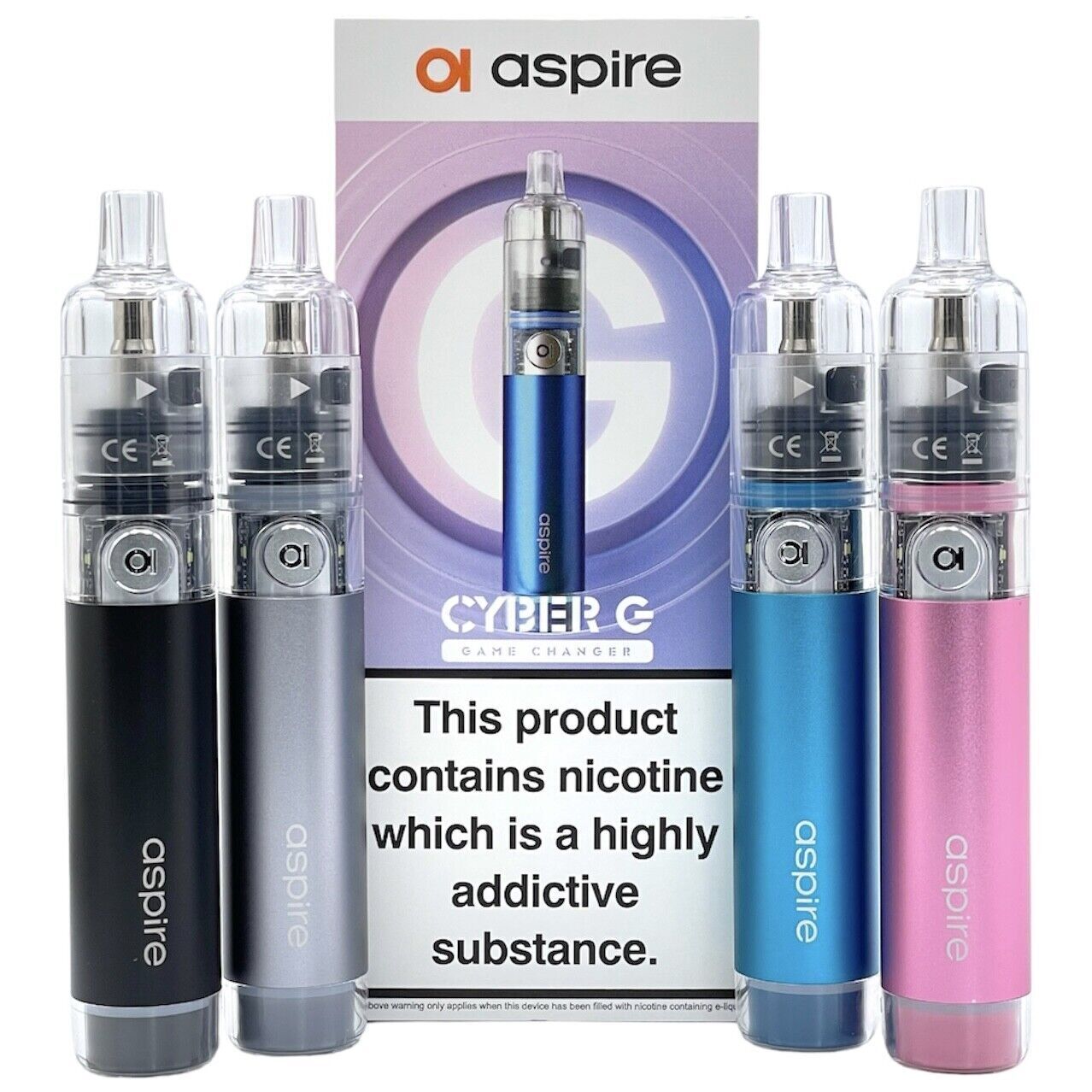 Aspire Cyber G Vape Pod Kit 850mAh Battery E-Cig