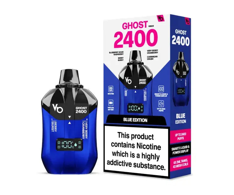 Ghost 2400 Puffs  UK's Best Seller