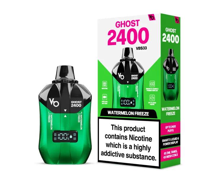 Ghost 2400 Puffs  UK's Best Seller