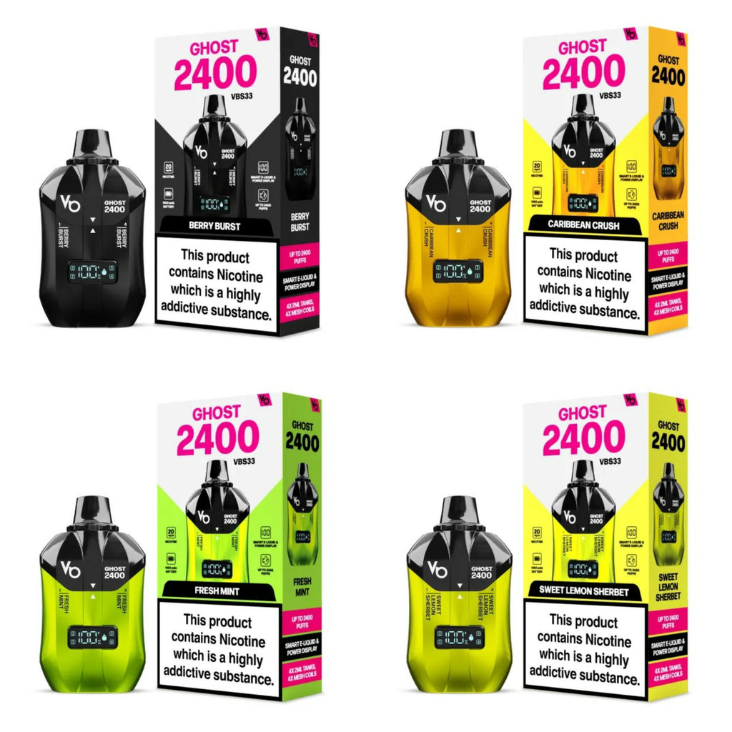 Ghost 2400 Puffs  UK's Best Seller