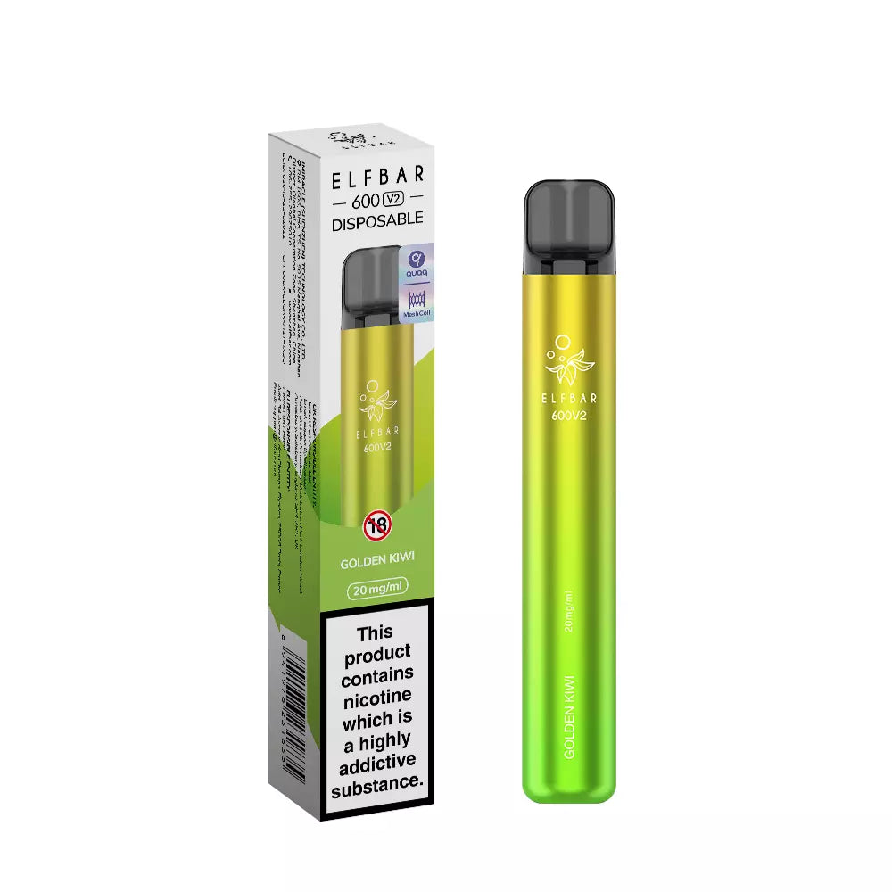 ELFBAR 600 V2 Disposable Vape 600 Puffs-Recyclable