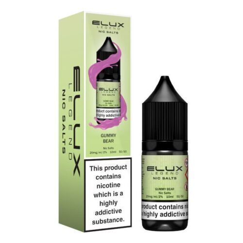 Elux Nic Salt 10ml E Liquid Vape Juice 50VG/50PG Buy 3 Get 1 FREE