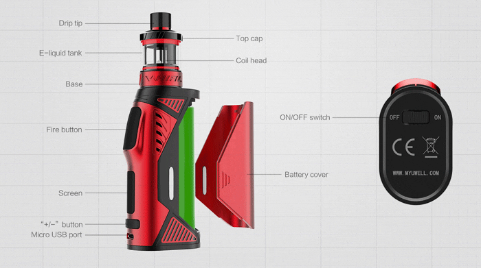 Uwell 80W Hypercar Kit TPD Compliant