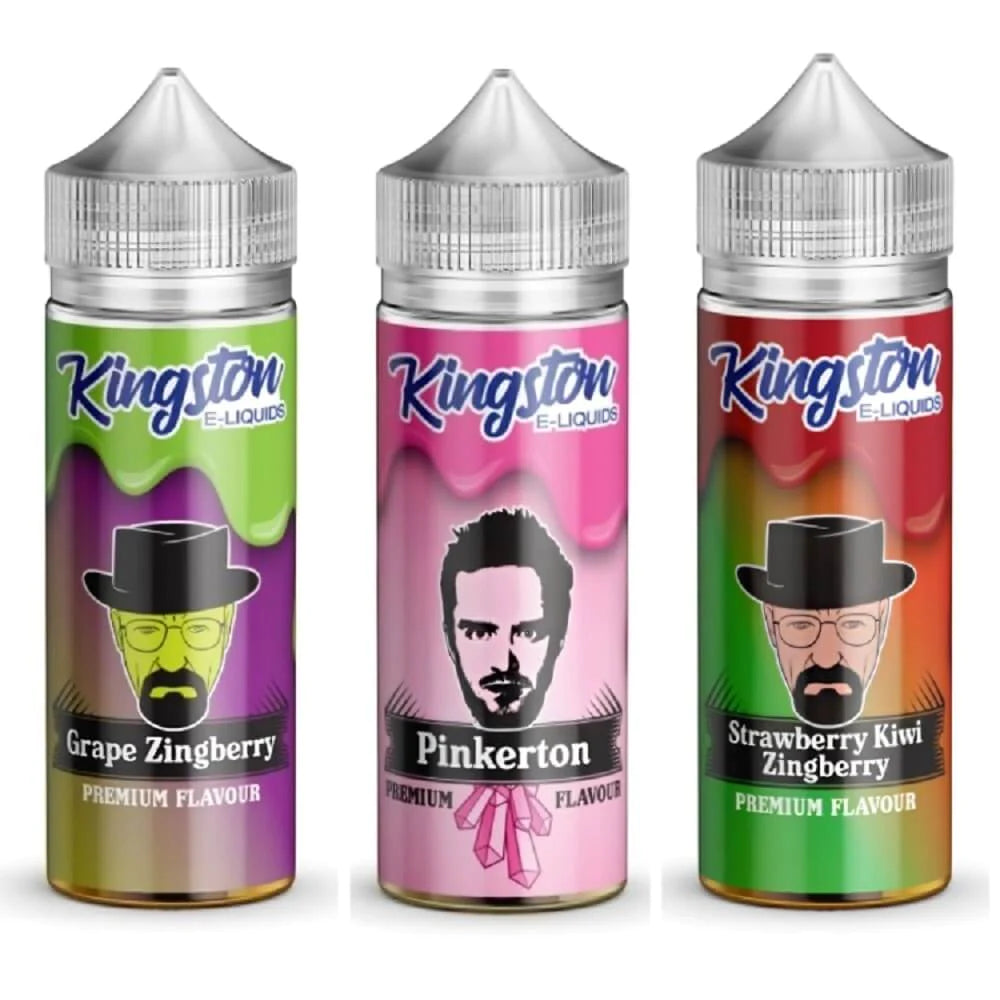 Kingston 100ml Premium E-liquid 0mg No Nicotine 70VG/30PG Best Discount Price