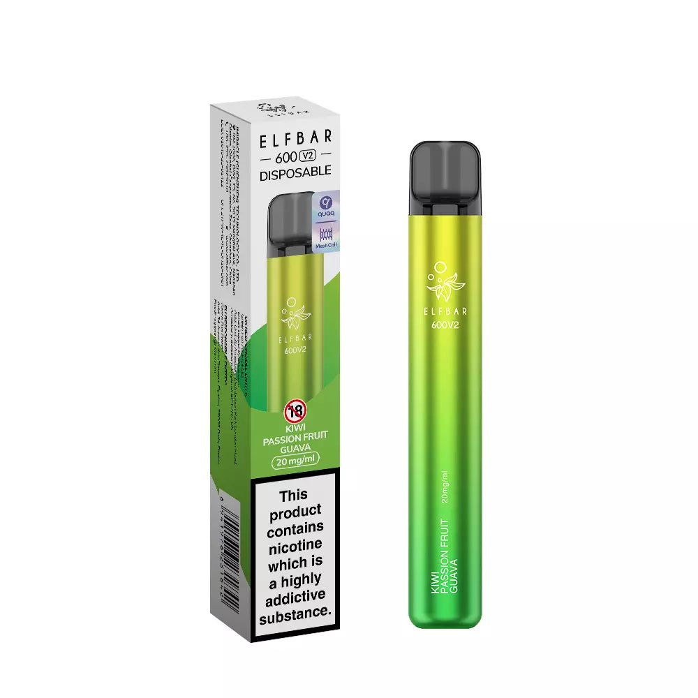 ELFBAR 600 V2 Disposable Vape 600 Puffs-Recyclable