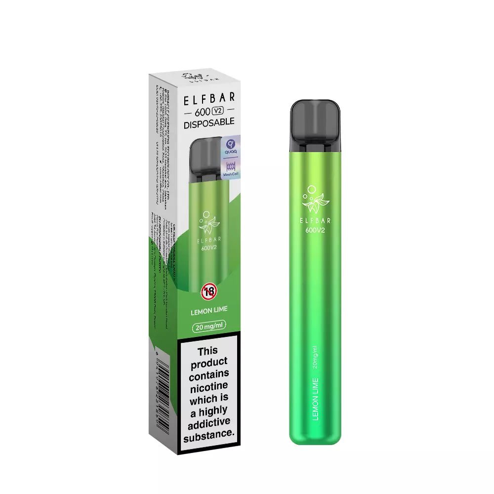 ELFBAR 600 V2 Disposable Vape 600 Puffs-Recyclable