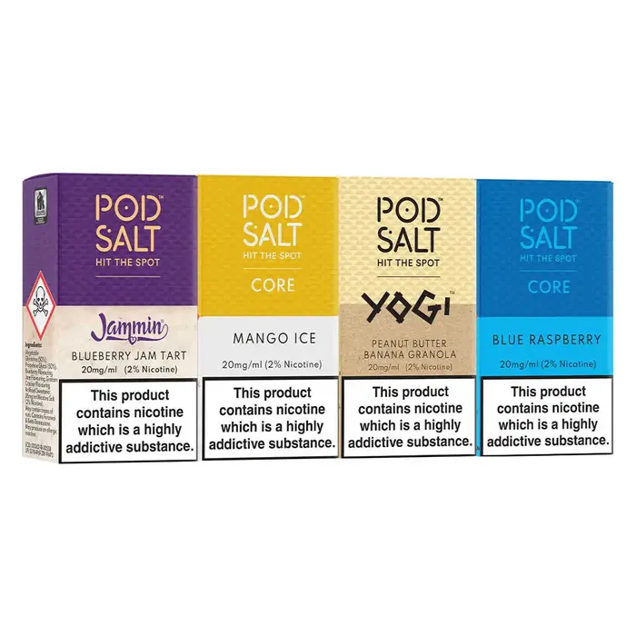 Pod Salts 10ml Salts 11mg 20mg E Liquid All Ranges Buy 3 Get 1 FREE