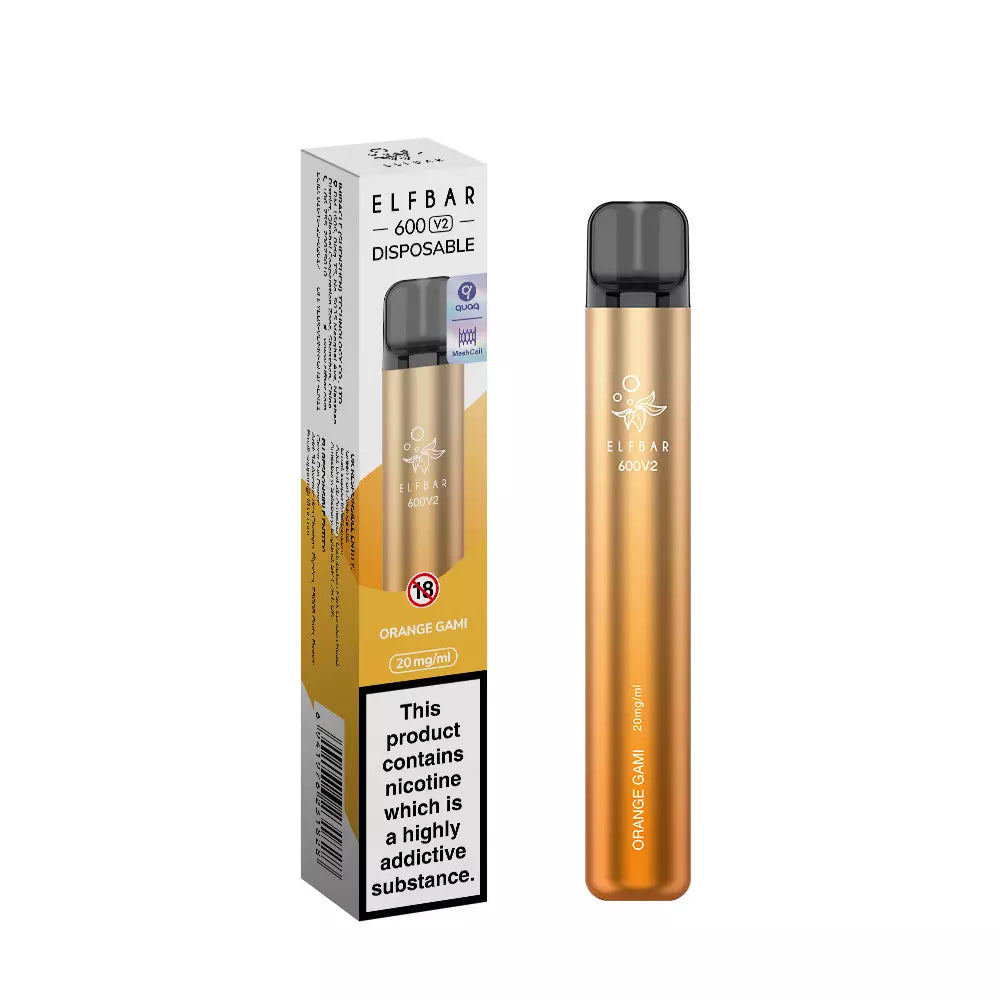 ELFBAR 600 V2 Disposable Vape 600 Puffs-Recyclable