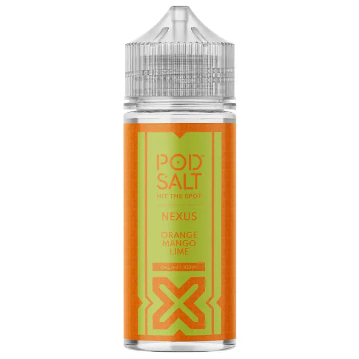 POD SALT NEXUS 100ml 0mg 70VG 30PG NO Nicotine E liquid New Flavours Series